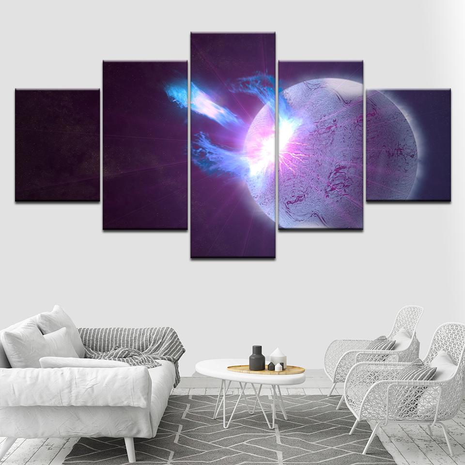 

Canvas Painting Earth Wall Art Pictures 5 Pieces Modular Wallpapers Poster Print for living room Home Decor 20x35 20x45 20x55cm