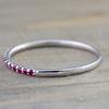 Sterling  CZ Women Rings Minimalist Thin Ring Vintage Lady's Finger Accessories for Party Daily Wear Versatile Jewelry