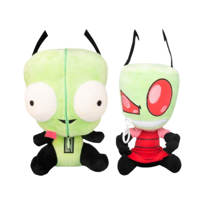 Invadator Zim Zippermouth Transfrontalier: Jucărie de pluș de colecție de 8 inch