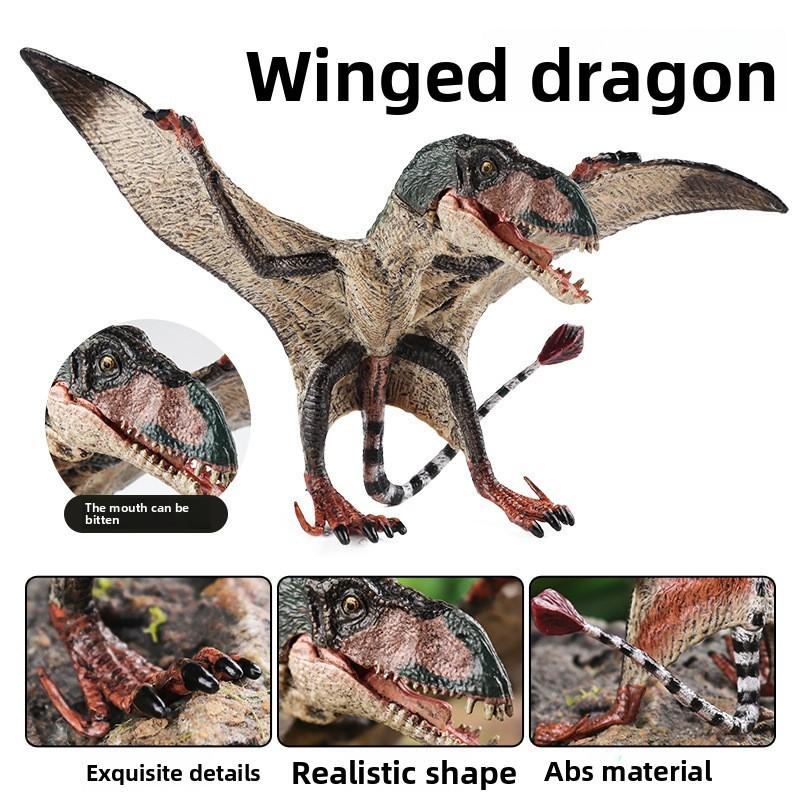 Junior Dinosaur Model With Movable Mouth For Kids Educational Play