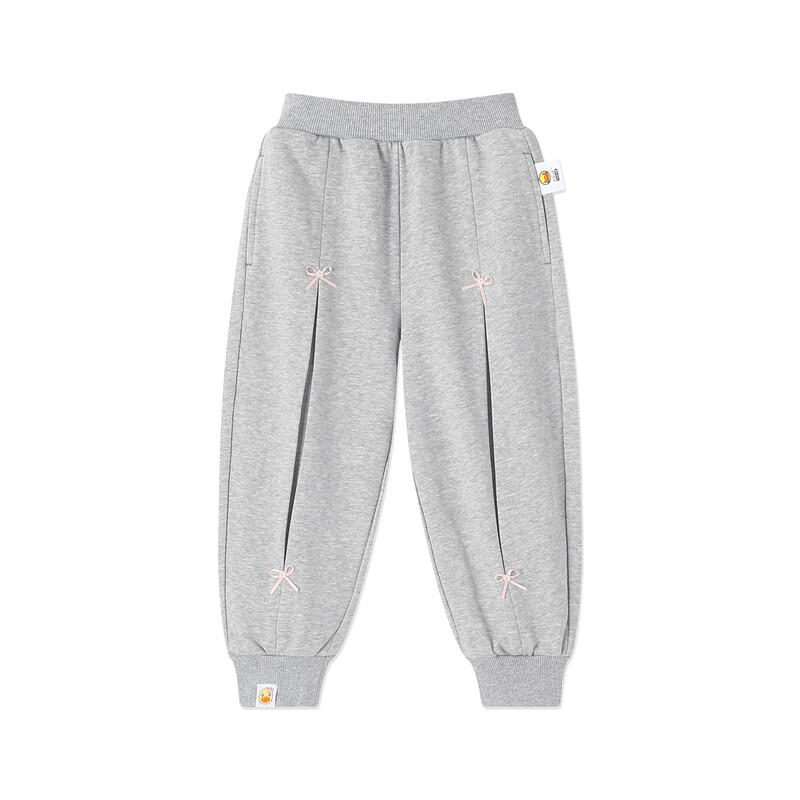 B.Duck Girls' Bowknot Casual Long Pants