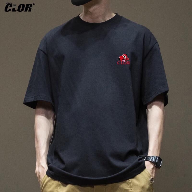 CLOR Unisex Loose Fit Printed Short Sleeve T-Shirt 2XL