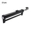 Aluminum Alloy Clothes Storage Rod Foldable Space Saving Drying Storage Rack Extendable Adjustable Clothing Rack Closet