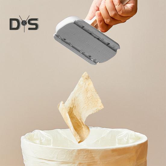 Mini Mop Kit Dry Wet Floor Cleaning 180 Degree Rotating Handle Auto Paper Change Solid Structure Washing Face Towel Mop