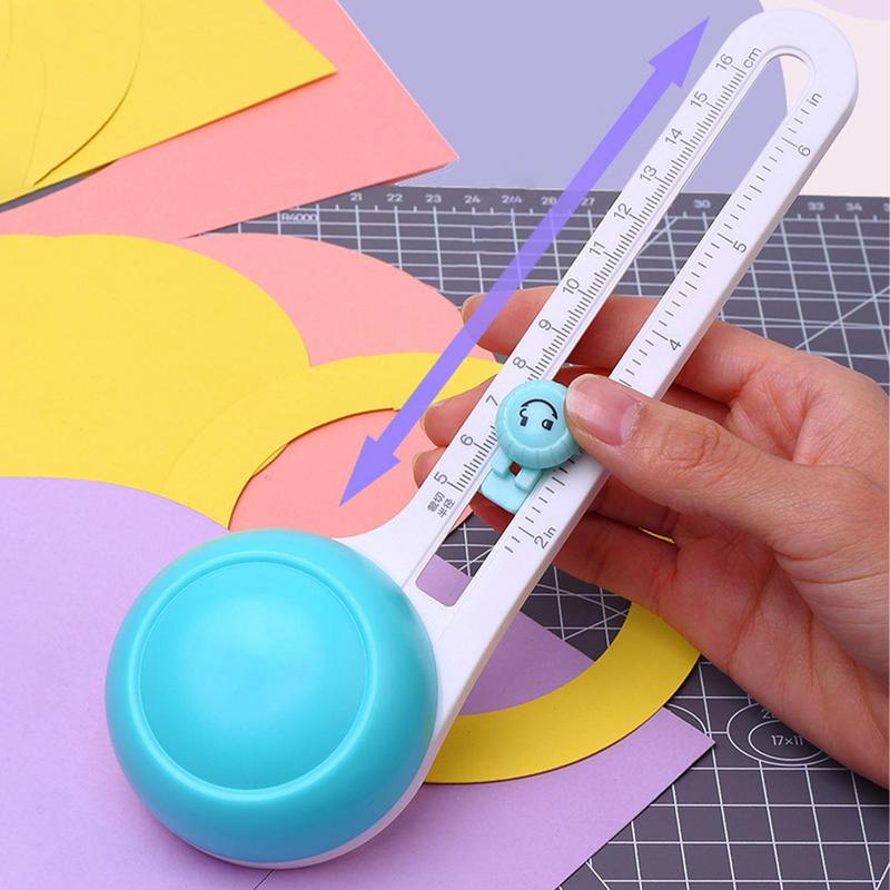 Round Cutting Knife Patchwork Compass Circle Cutter Scrapbooking Cutters Circular Paper Scrapbooking Cards Cutters DIY Tools