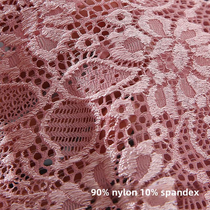 Plus Size Sexy Spitzenhöschen für Damen, Sommer, mittlere Taille, elastisch, ultradünn, atmungsaktiv, leicht, ausgehöhlt, Damen-Slips 4XL