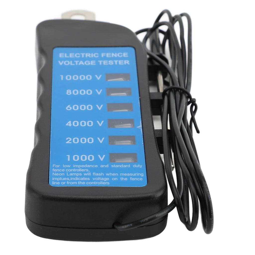 Electric Fence Voltage Tester Fault Finder Digital Handheld Locator Checker Voltmeter Water Proof Livestock Equipment