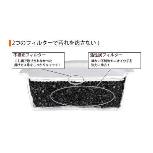 Odajima Replacement Activated Carbon Filter Cartridges, White, 3-Pack, Made In Japan