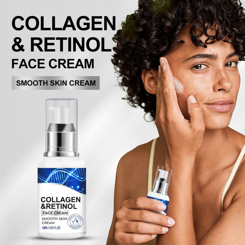 Hyaluronic Collagen Cream Skin Firming And Hydrating Anti-aging Cleansing Beauty Korean Skin Care For All Skin Types