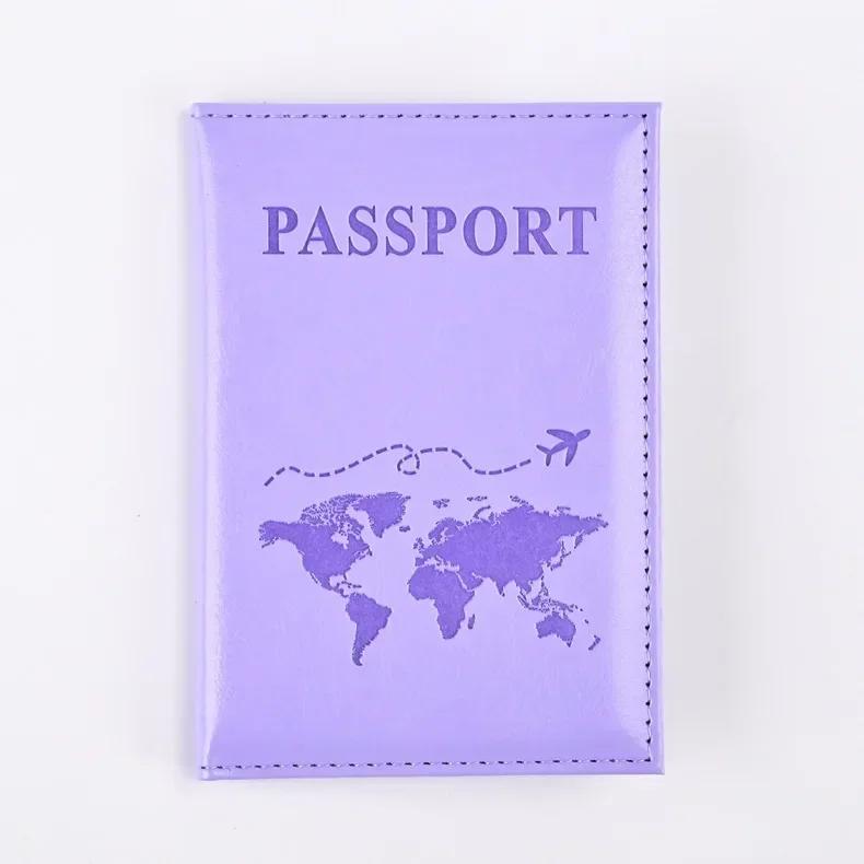 Vintage New Leather Travel Passport Cover Wallet Bag Men Women ID Address Card Holder Portable Travel Accessories