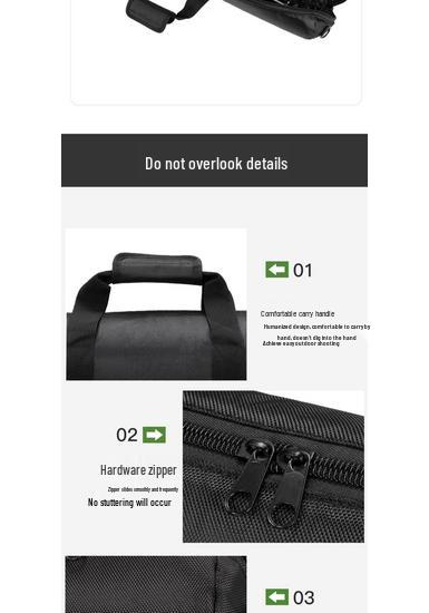 Bolsa Impermeável para Tripé de Câmera e Suporte de Luz com Acolchoamento Protetor