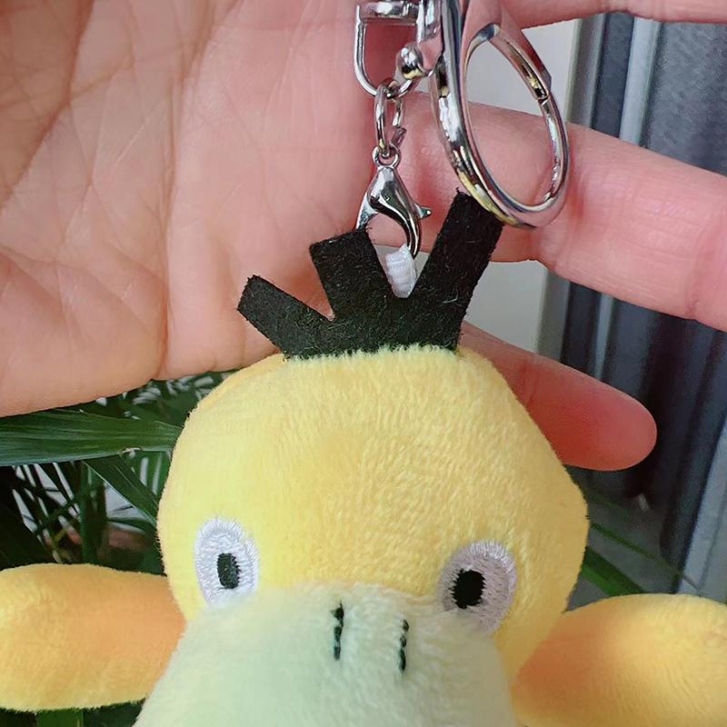 

Симпатичный брелок с изображением покемона Psyduck, рюкзак, автомобильный кулон, плюшевая кукла, игрушки, желтая утка, декоративные подарки, подарок для детей