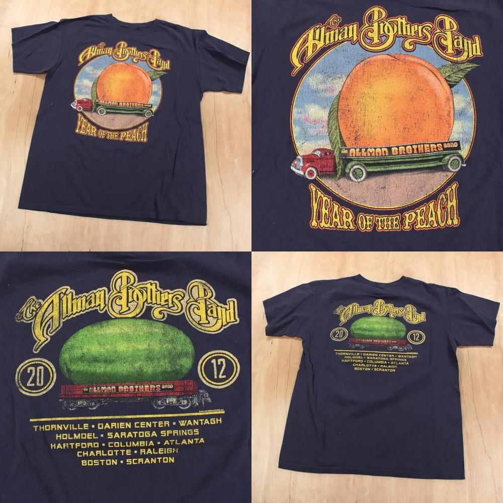 The Allman Brothers Band Year of the Peach 2012 Tour t-shirt AH1425 Unisex T-Shirt