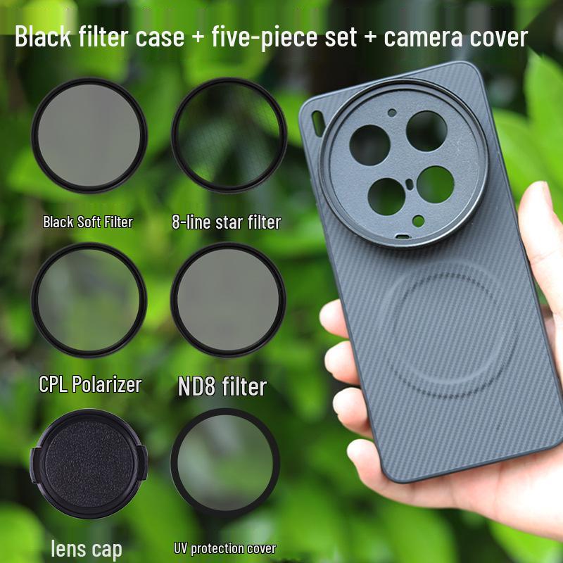 Compatible with Vivo X300 Ultra: Magnetic Phone Photography Kit with CPL Polarizing Filter 67mm and Threaded Lens Ring