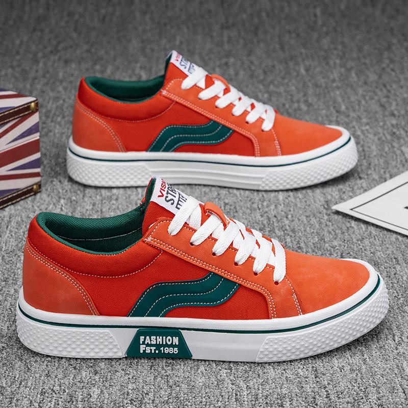 Spring Vintage Board Shoes New Breathable Canva Shoes Mens Trendy Casual Shoes Mens Skateboard Shoes Men