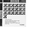 19pcs Grey Tile Wall Sticker 39.4x7.9in Self Adhesive Tile Film Home Wall Pastes  Indoor Wall