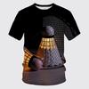 T-shirt Imprimé 3D Hot Blood Badminton Vêtements de Sport Loisir Streetwear T-shirt Oversize Manches Courtes Pulls Haut