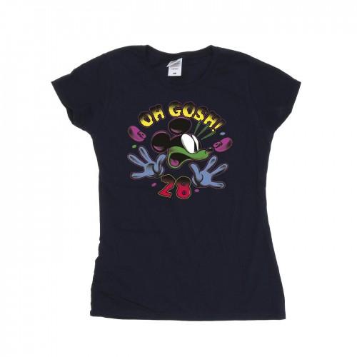 

Disney Womens/Ladies Mickey Mouse Oh Gosh Pop Art Cotton T-Shirt білий