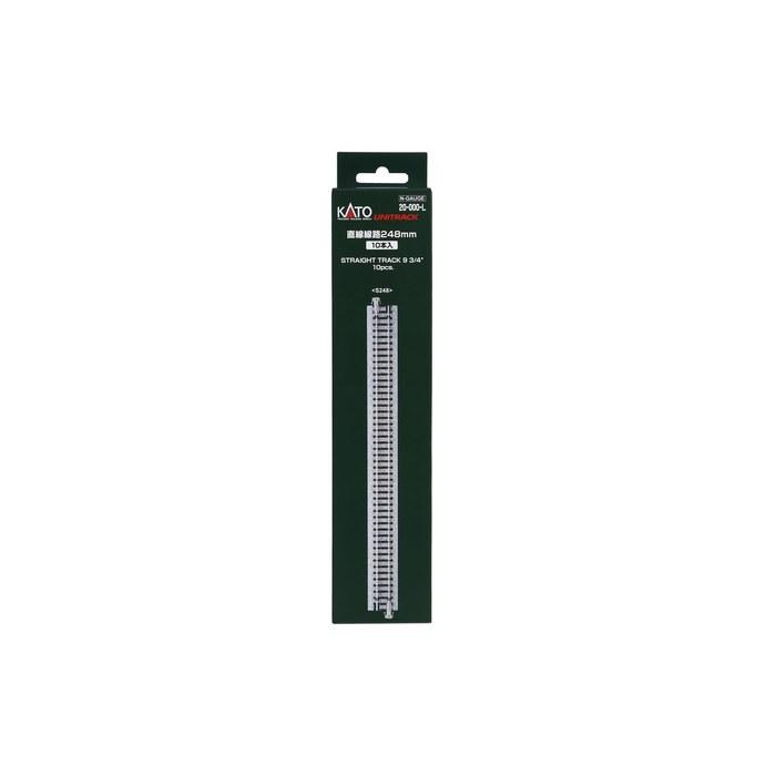 KATO N Gauge Straight Track 248mm 10pcs 20-000-L