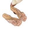 Spring and summer slope heel cool slippers open-toed sandals women's shoes summer beach shoes French small sandals high heels