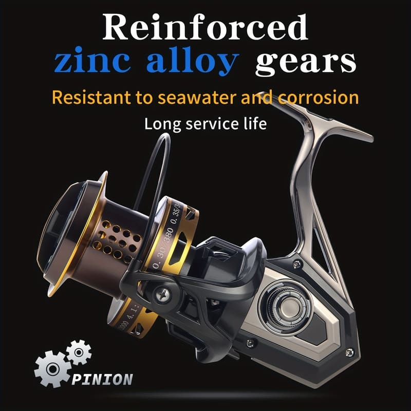 Durable Anti-corrosion Spinning Reel Bearings Explosion-proof Line Suitable for Saltwater Offshore and Offshore Fishing Sea Rod Lure Fishing Gear
