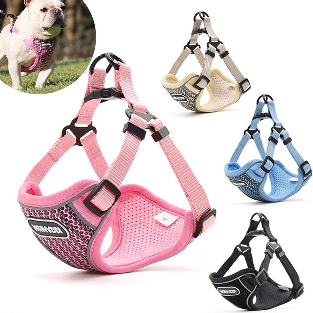 

Мягкий регулируемый жилет для щенков, дышащий нагрудный ремень, поводок для домашних животных, поводок для собак, тяговая веревка