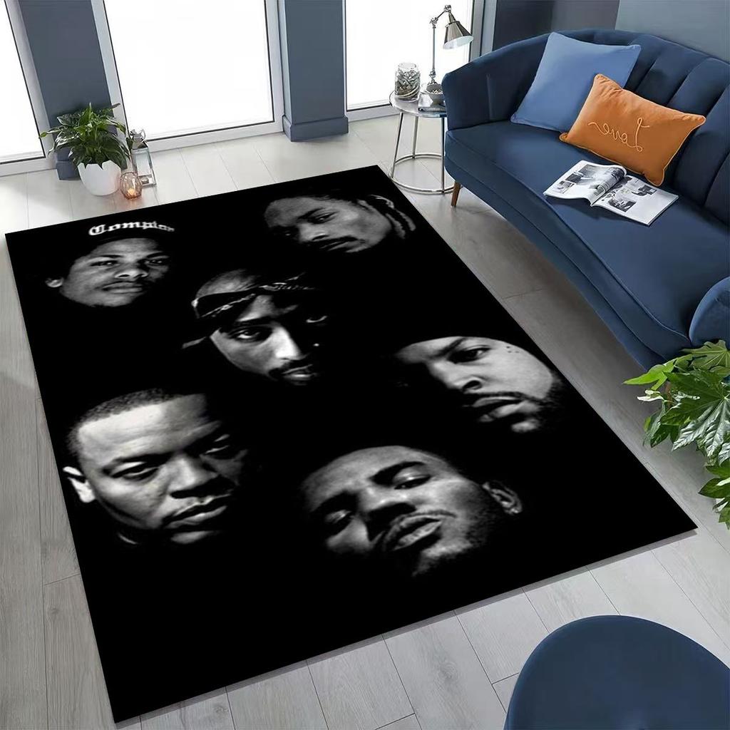 Legends Rapper Collection HIP HOP Rap Star Art Rug for Bedroom Living Room Sofa Home Doormat Decor, Large Kid Non-slip Floor Mat
