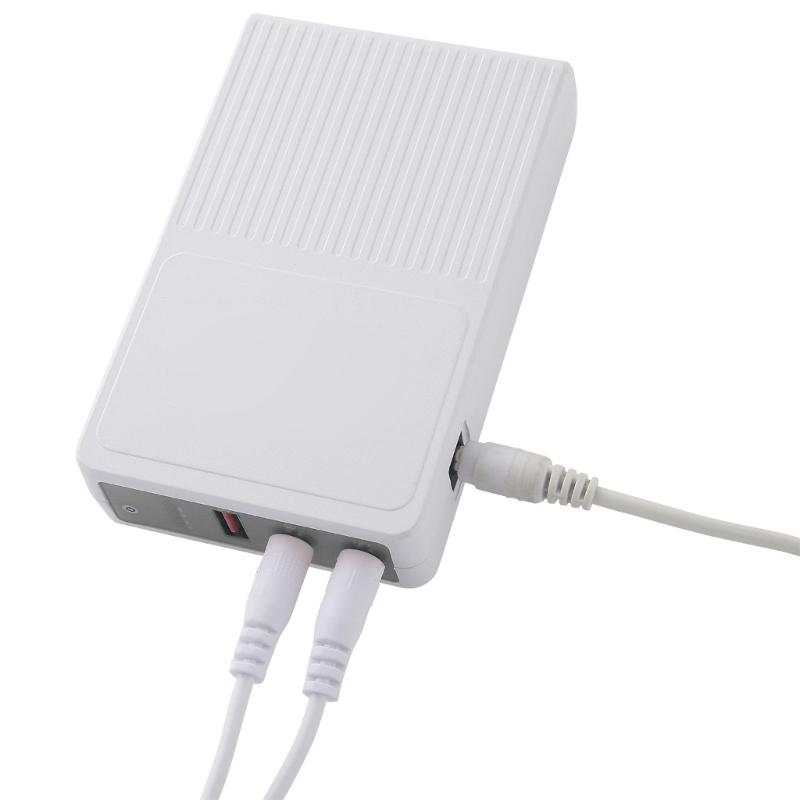 UPS Router Optical Adapter Uninterruptible Power Supply 5V 9V 12V 10400mAh Backup Battery for Surveillances
