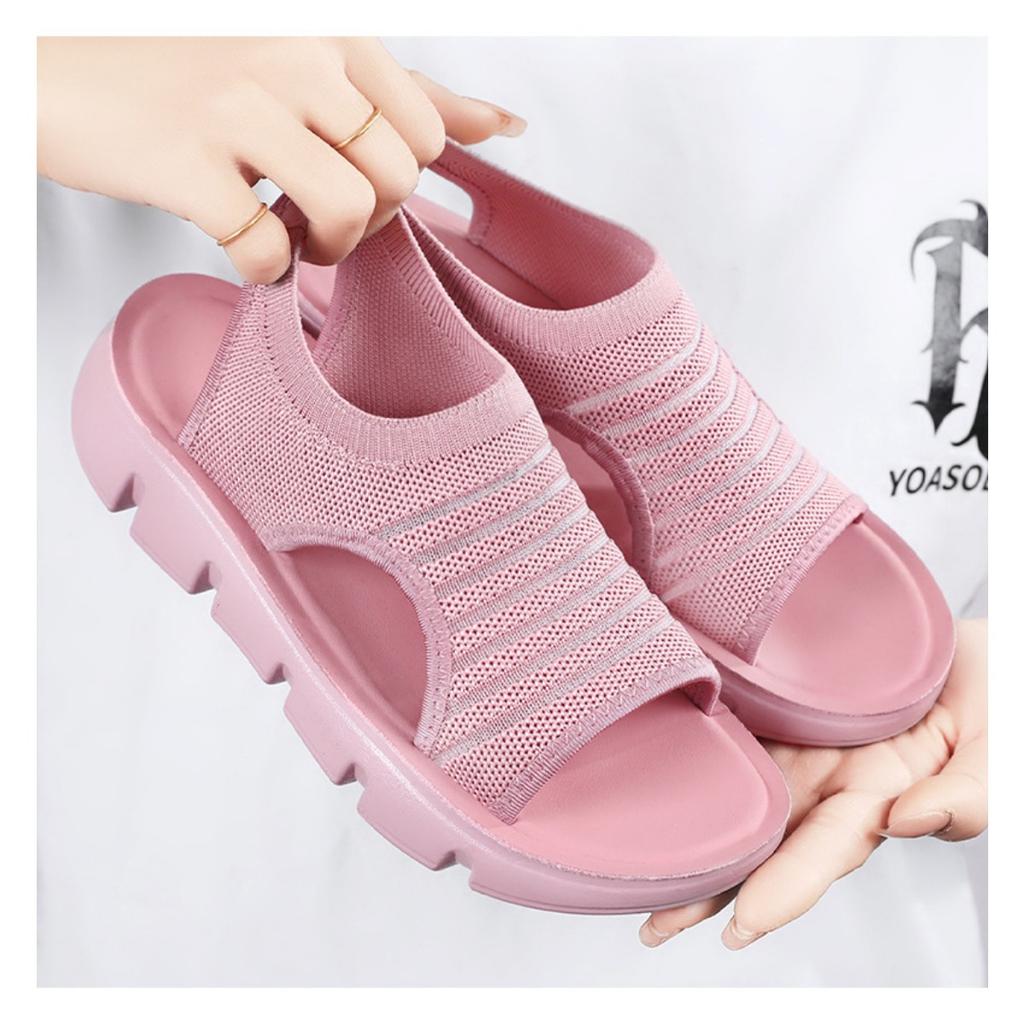 Damskie Letnie Nowe Puste Sandały z Otwartym Palcem i Miękką Podeszwą Komfort