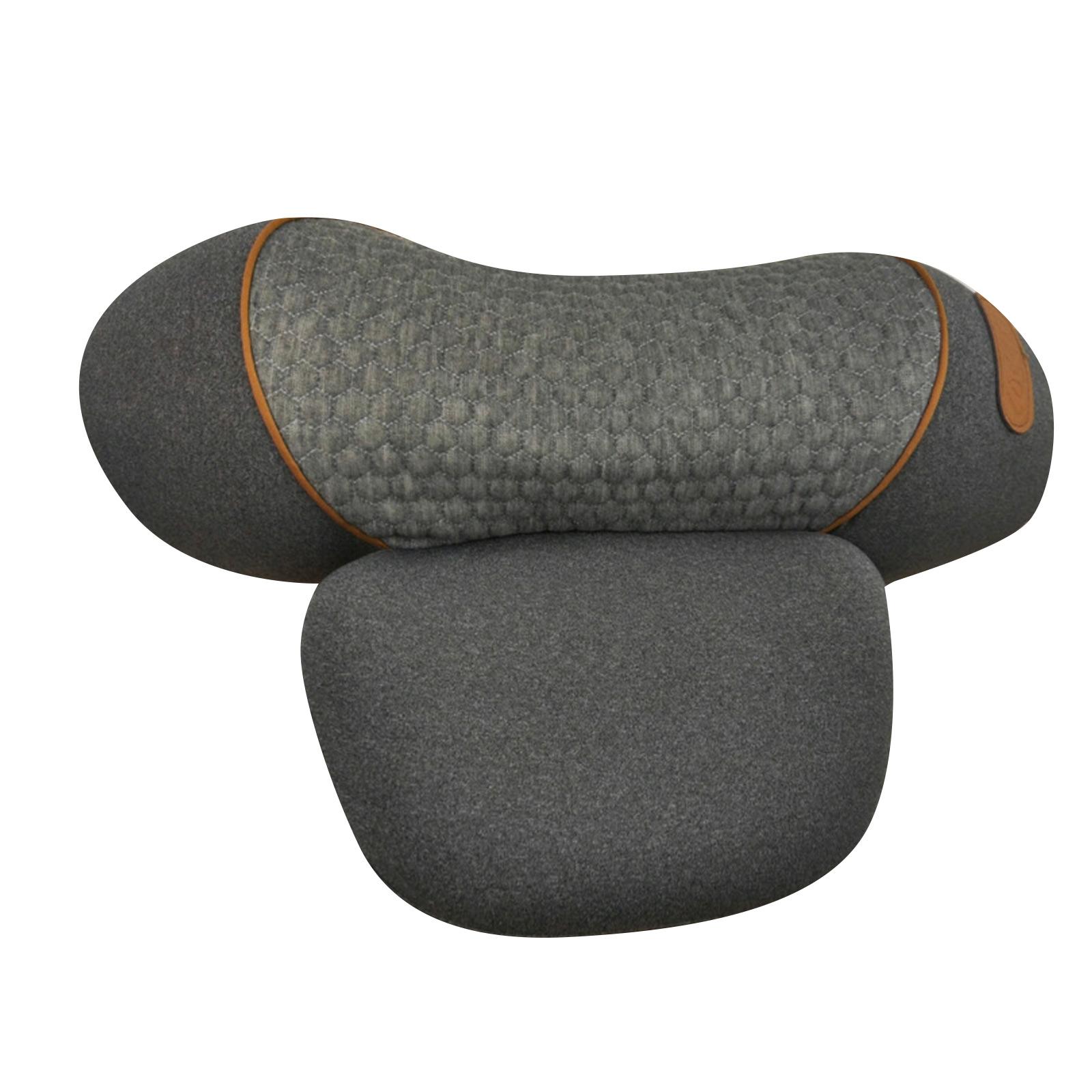 

Подушка для массажа шеи, снимает боль в глубоких тканях, массажер с подогревом для мужчин и женщин, подушка из пены с памятью, средство для сна, непрерывное использование от сети One Size чёрный