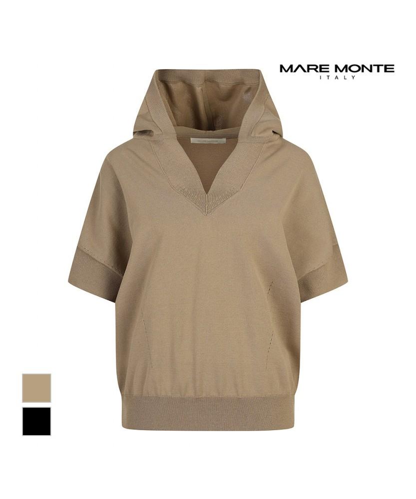 MAREMONTE Hooded Neck Loose Fit Knit_M244Mkt25M0