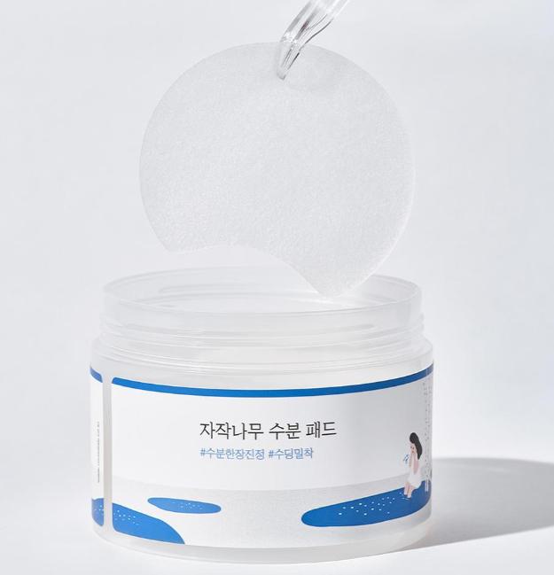 ROUND LAB Birch Moisturizing Toner Pads – 80 Sheets | Korean Hydrating Care