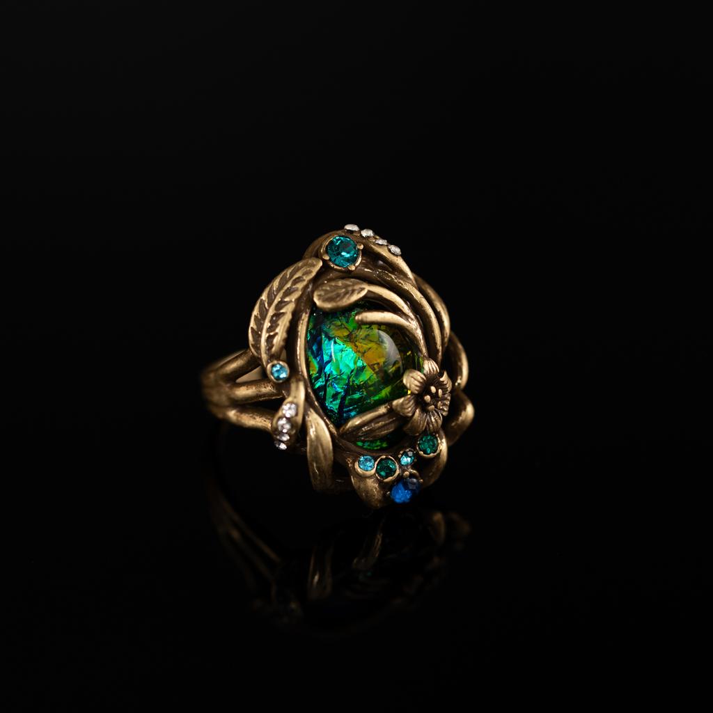 Medieval Copper Alloy Ring, Retro Court Style, High Sense Female Designer Temperament, New Ring