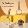 Cat & Dog Food Grade Feeding Spoon with Sealing Clip