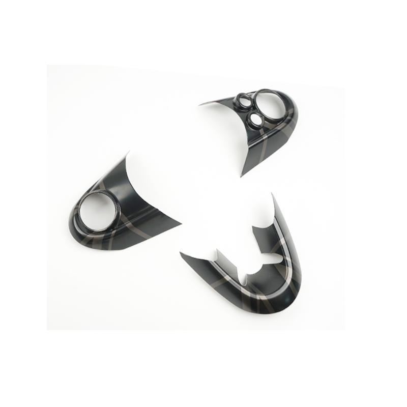For MINI One Cooper S JCW F60 F55 F54 F56 F57 Car Steering Wheel Button Cover Sticker PC Interior Decoration Car-styling Auto