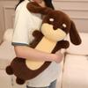 Simulation Dog Dachshund Plush Toy Fluffy Stuffed Puppy Animals Soft Doll Real-life Pets Home Decor Kids Toy Birthday Xmas Gift