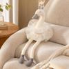 Swan Stuffed Animal with Tulle Skirt Soft Crowned Toy Child-Safe