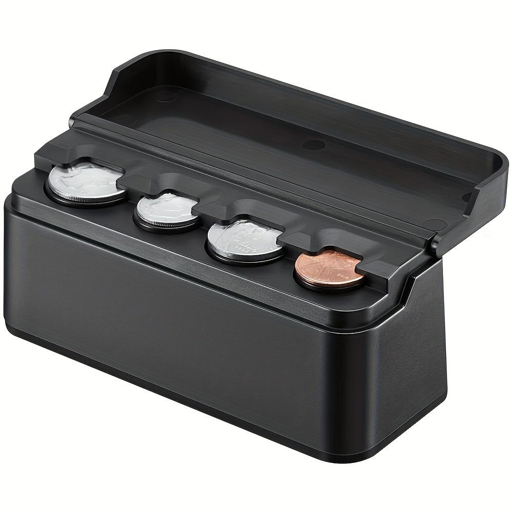 Coin Holder For Car Change Organizer Universal Storage Coin Money Dispenser Compatible With Most Car Trucks Accessories