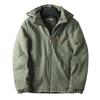 Men's Outdoor Fleece-Lined Windproof Waterproof Jacket