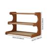 Plant Stand Dresser Cabinet Organizer Shelf Drain Rack Decor Coffee Mug Rack