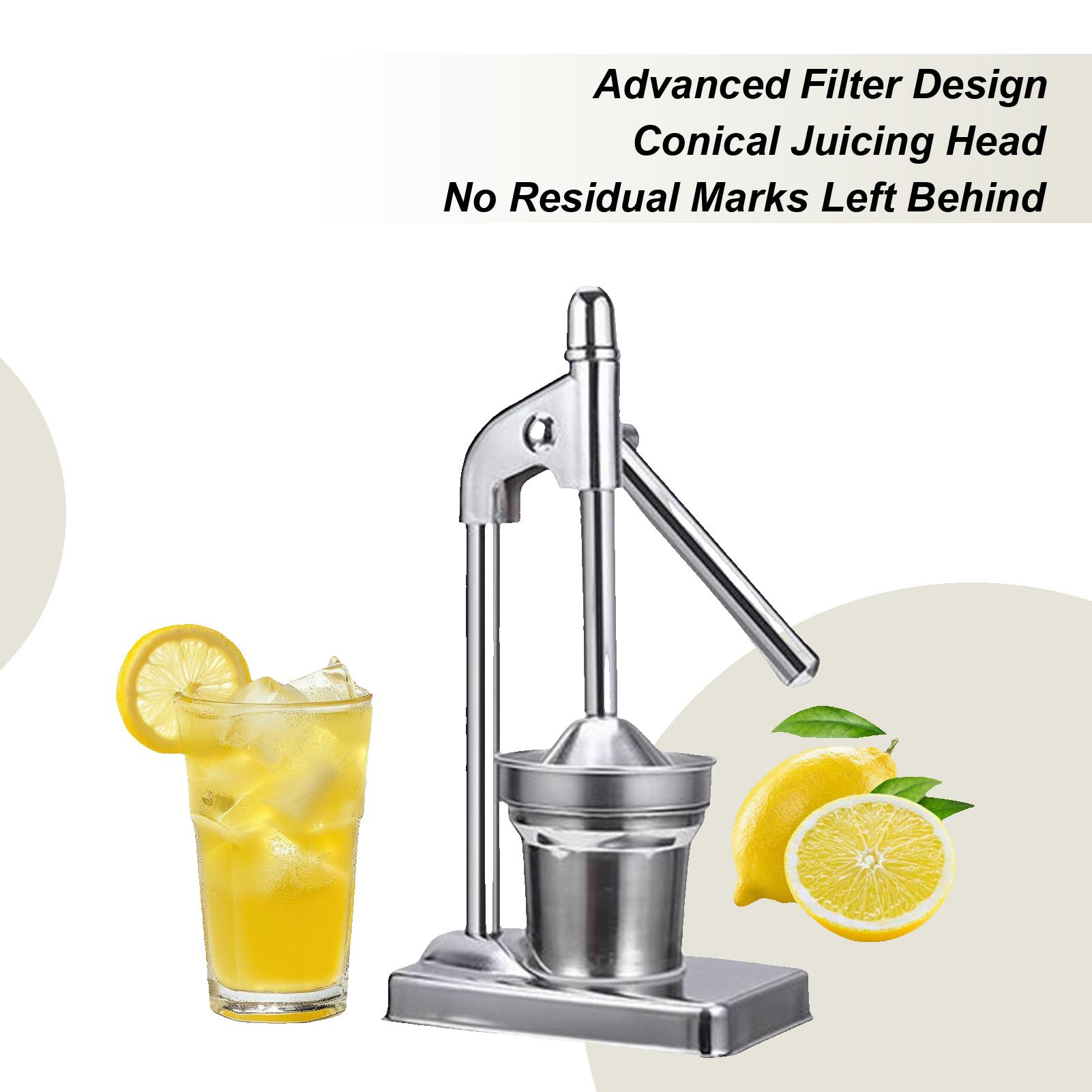 

Hand Pressed Lemon Orange Press Machine Lemon Juicer Squeezer Juice Extractor Citrus Press Stainless Steel Kitchen Tools CN