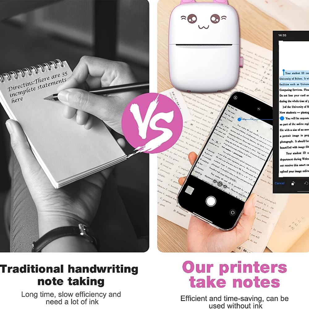 C9 Mini Cartoon Wireless Bluetooth Thermal Label Printer