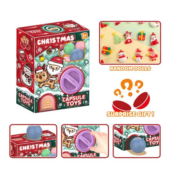 Automatic Claw Machine for Kids Mini Christmas Egg Dispenser Toy Creative