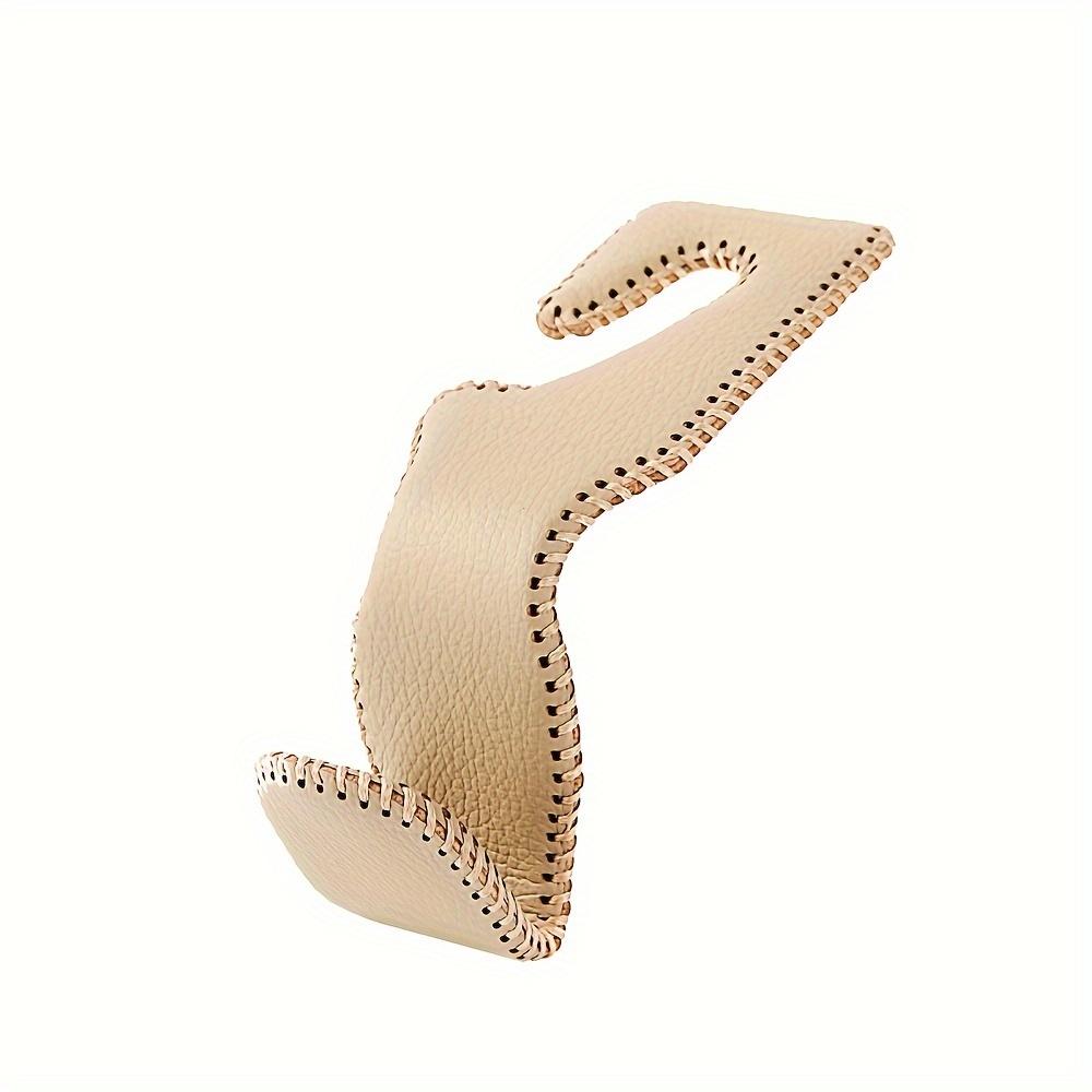 

2pcs Anti-Scratch Hooks for Purses and Bags, Car Seat Hanger Coat Rack Vehicle Storage Hook светло-коричневого