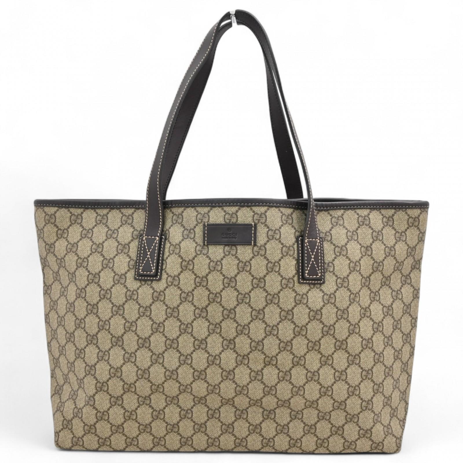 

Автентична сумка-тоут GUCCI GG Supreme Бежева парусина 211137 gu9938sn Б/В