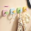 M-4Pcs Dopamine Strong Suction Cup Hooks - Drill-Free & Trace-Free Adhesive Wall Hooks,ulti-Scene Home Organizer For Coat Hooks