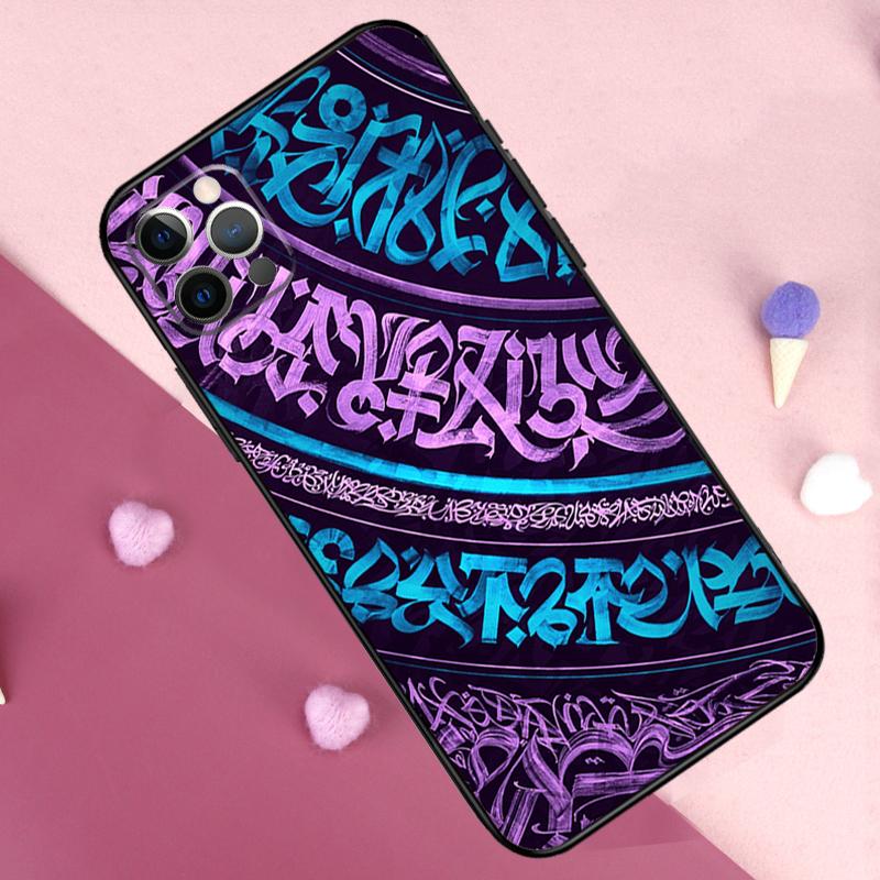 Pokras Lampas Art Graffiti Phone Case For iPhone 17 Pro Max 14 15 16 Plus 11 Pro Max 12 13 Mini 16e 17 Air Back Cover