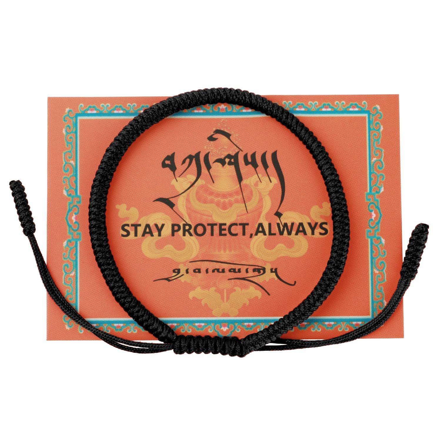 

Diamond knot braided hand rope Adjustable monk body protection hand rope Xizang lucky blessing red braided hand rope