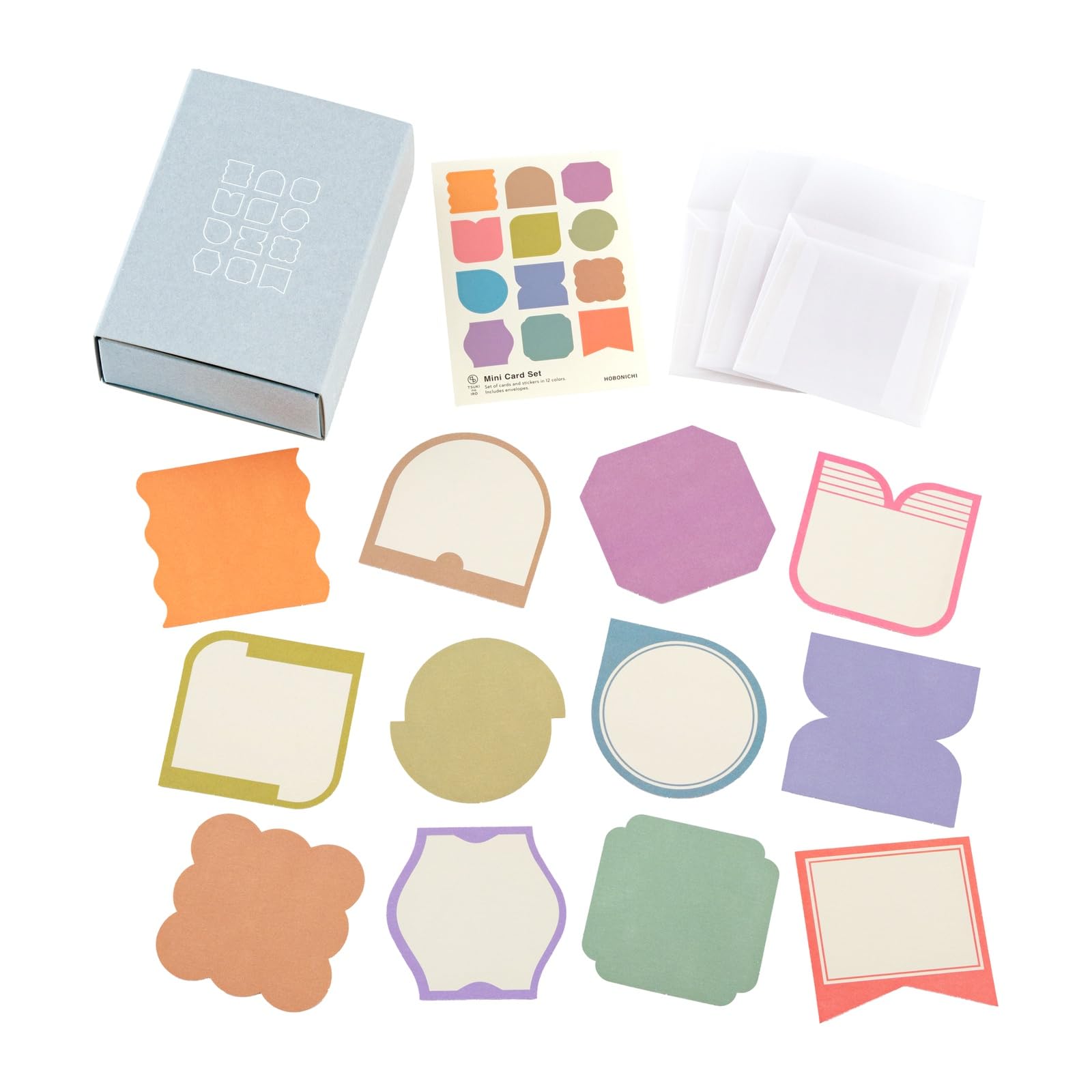 

Набор мини-карточек Hobonichi Planner TSUKI no IRO - Аксессуары для блокнота