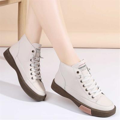 Dunkle rutschfeste Damen Plateau Mokassins Kleiderabsatz Damen Stiefel Schuhe Hohe Absätze Damen Sneaker Sports Loafer Bester Retro